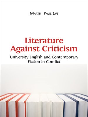 cover image of Literature Against Criticism